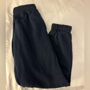 navy blue edikted cuffed sweatpants